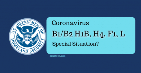 Is Coronavirus a special situation for B2 extension in USA?