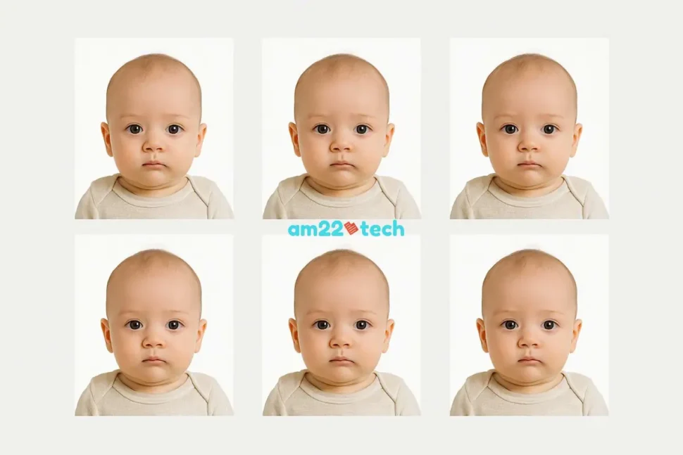 AI passport photo editor 4x6 photo