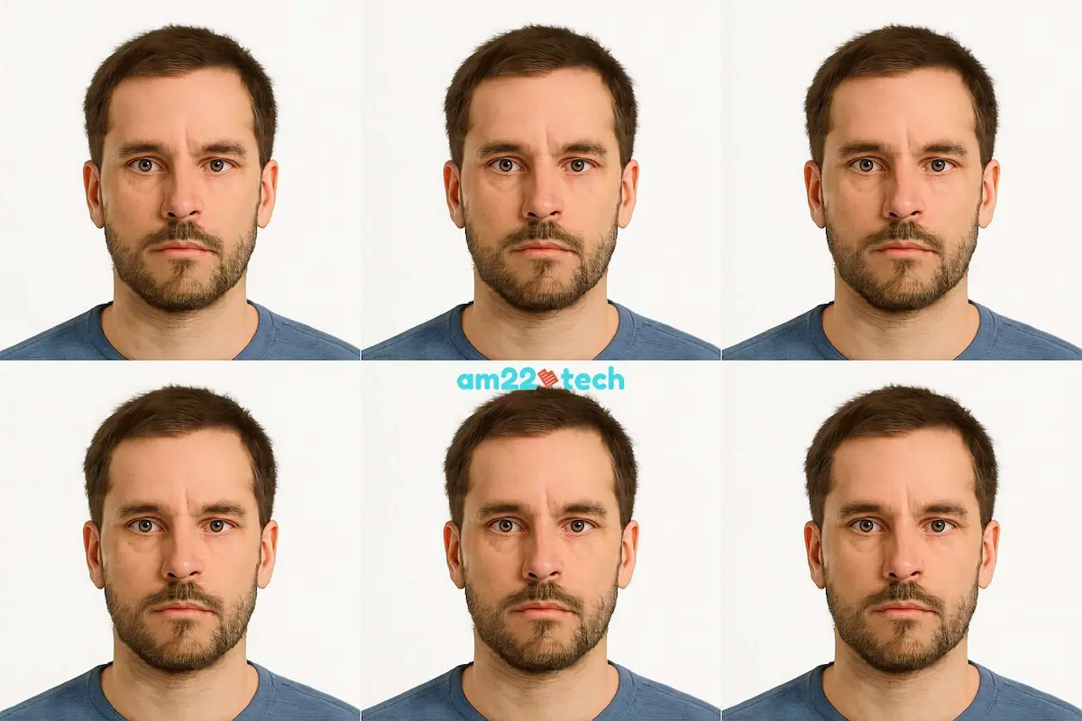 AI passport photo editor 4x6 photo